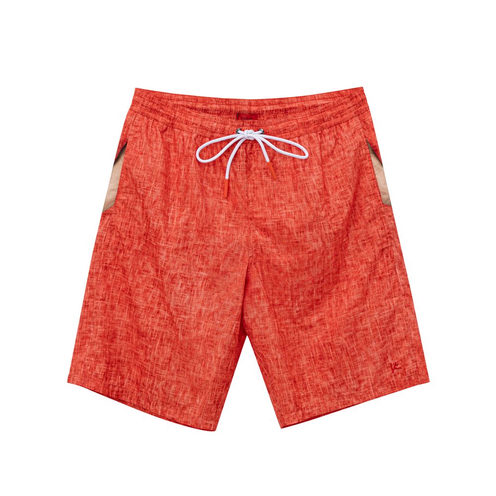 Red Polyester Swimwear