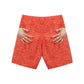 Red Polyester Swimwear