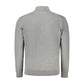 Gray Polyamide Men Cardigan