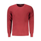 Red Viscose Men Sweater