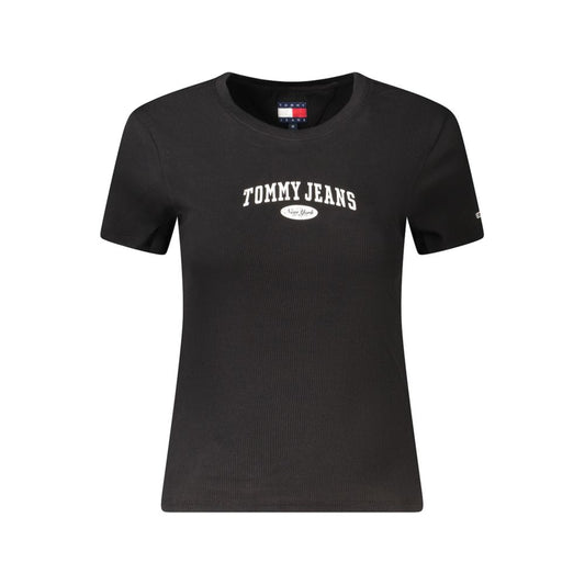 Black Cotton Tops & T-Shirt