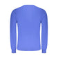 Blue Cotton Men Sweater