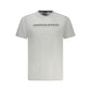 Gray Cotton Men T-Shirt