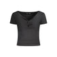 Black Modal Tops & T-Shirt
