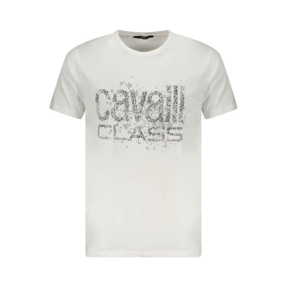 White Cotton Men T-Shirt