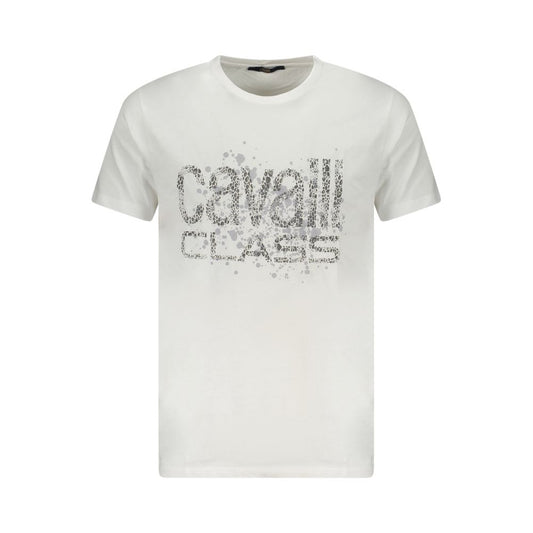 White Cotton Men T-Shirt