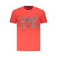Red Cotton Men T-Shirt