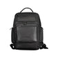 Black Recycled Polyethylene Men Backpack