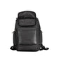 Black Recycled Polyethylene Men Backpack