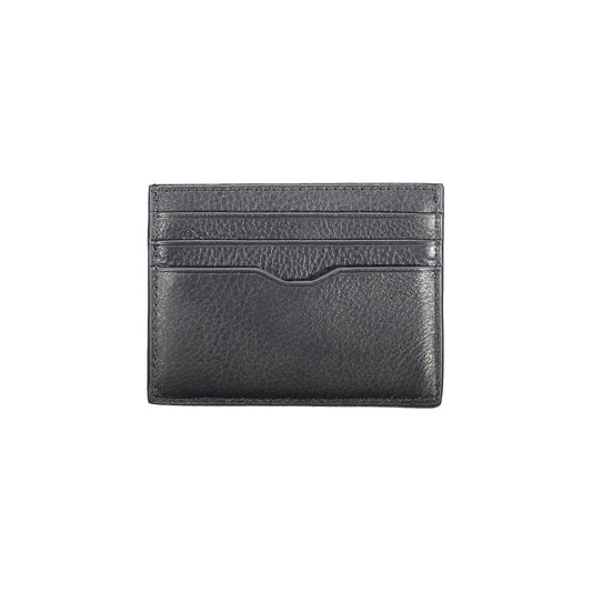 Blue Leather Men Wallet