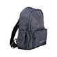Blue Polyester Men Backpack