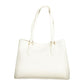 White Polyethylene Women Handbag