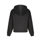 Black Cotton Women Hoodie