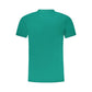 Green Cotton Men T-Shirt