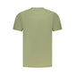 Green Cotton Men T-Shirt