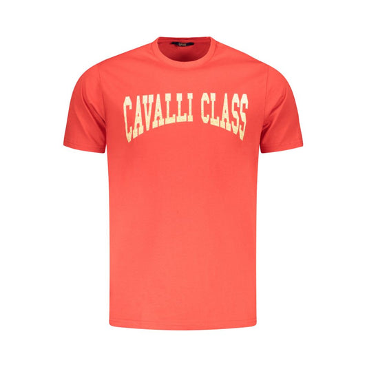 Red Cotton Men T-Shirt
