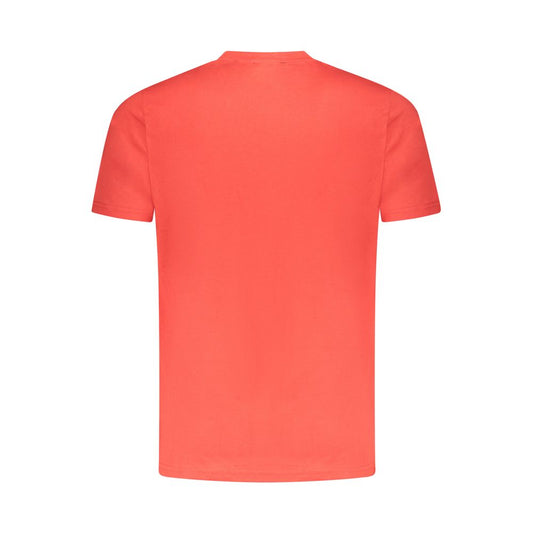 Red Cotton Men T-Shirt