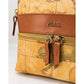 Beige Leather Backpack