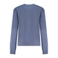 Blue Cotton Women Sweater