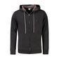 Black Cotton Men Sweater