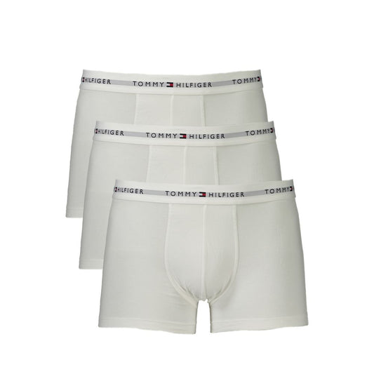 White Cotton Men Boxer