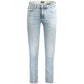 Light Blue Cotton Jeans & Pant