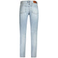 Light Blue Cotton Jeans & Pant