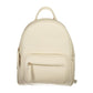 Beige Polyethylene Backpack