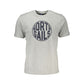 Gray Cotton Men T-Shirt