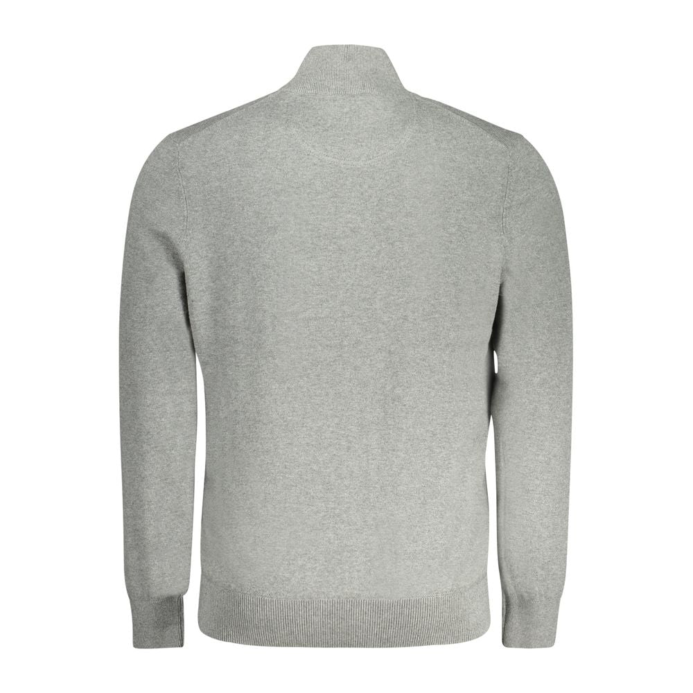 Gray Cotton Men Sweater