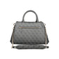 Gray Polyethylene Women Handbag