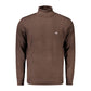 Brown Polyamide Men Sweater
