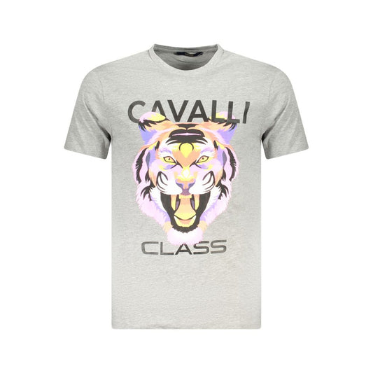 Gray Cotton Mens TShirt