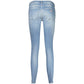 Light Blue Recycled Cotton Women Jean
