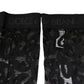 Black Floral Lace Cotton Stretch Stockings Socks
