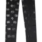 Black DG Logo Monogram Wool Stretch Arm Sleeves