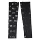 Black DG Logo Monogram Wool Stretch Arm Sleeves