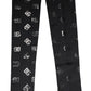 Black DG Logo Monogram Wool Stretch Arm Sleeves