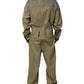 Brown Cotton Stretch Shirt Pants Casual Set