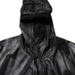Black Lambskin Leather Full Zip Biker Jacket
