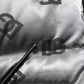 Silver Logo Full Zip Hooded Quilted Jacket