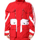 Red White Nylon Full Zip Windbreaker Jacket