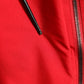 Red White Nylon Full Zip Windbreaker Jacket