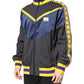 Black Striped Logo Full Zip Bomber Jacket