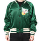 Green Floral DG Logo Full Zip Bomber Jacket