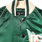 Green Floral DG Logo Full Zip Bomber Jacket