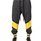 Multicolor Cotton Men Jogger Pants