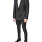 Black Striped SICILIA Formal 2 Piece Suit