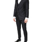 Blue MARTINI Wool Formal 3 Piece Suit