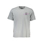 Gray Cotton Men T-Shirt